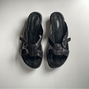 Nine West Sandals Black Sz 8